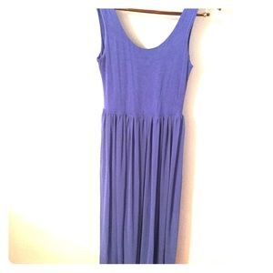 **3/$25** Blue MAXI dress with chiffon overlay